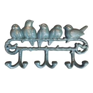 Cast Iron Rustic Bird Wall Hooks